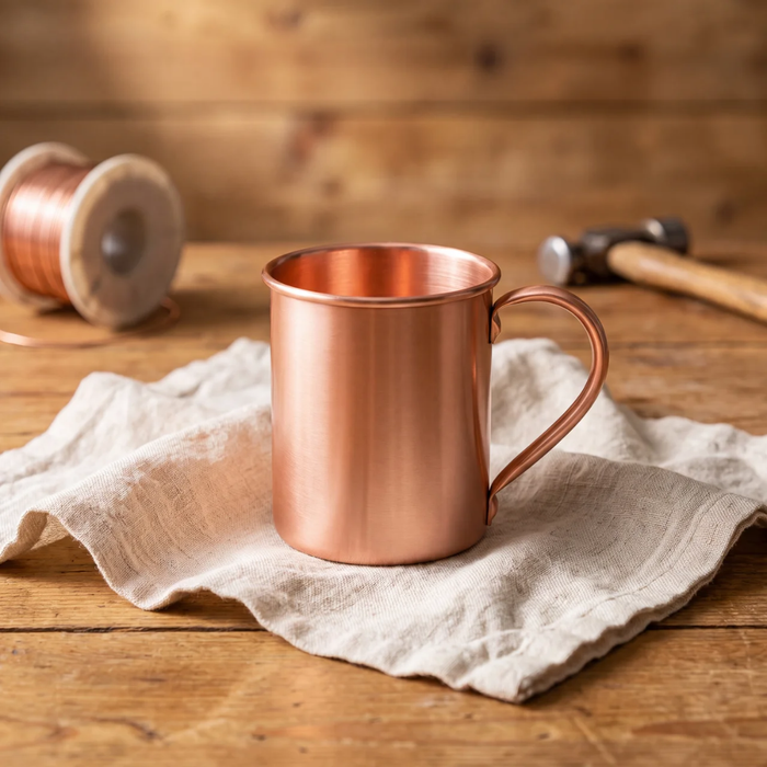 Cobre y Alma Taza de Cobre Sólido de Cobre 400ml