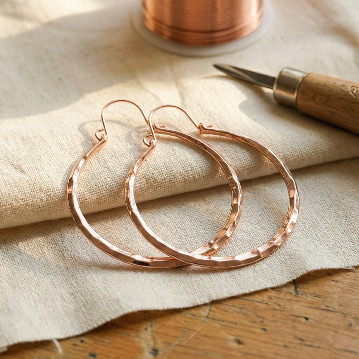 Cobre y Alma Pendientes de Cobre Soul Willow