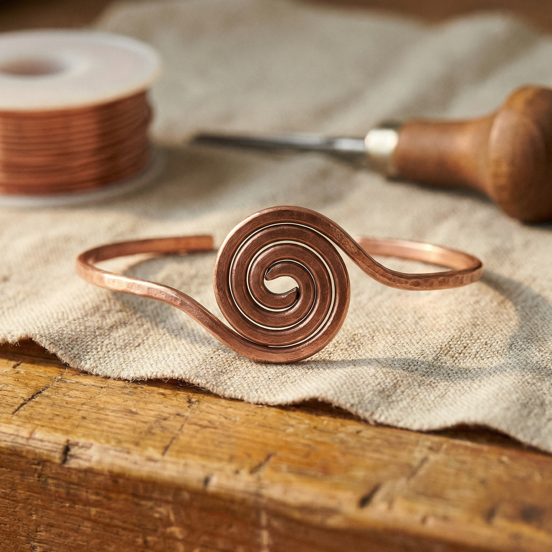 Cobre y Alma Tobillera de Cobre Soul Coil