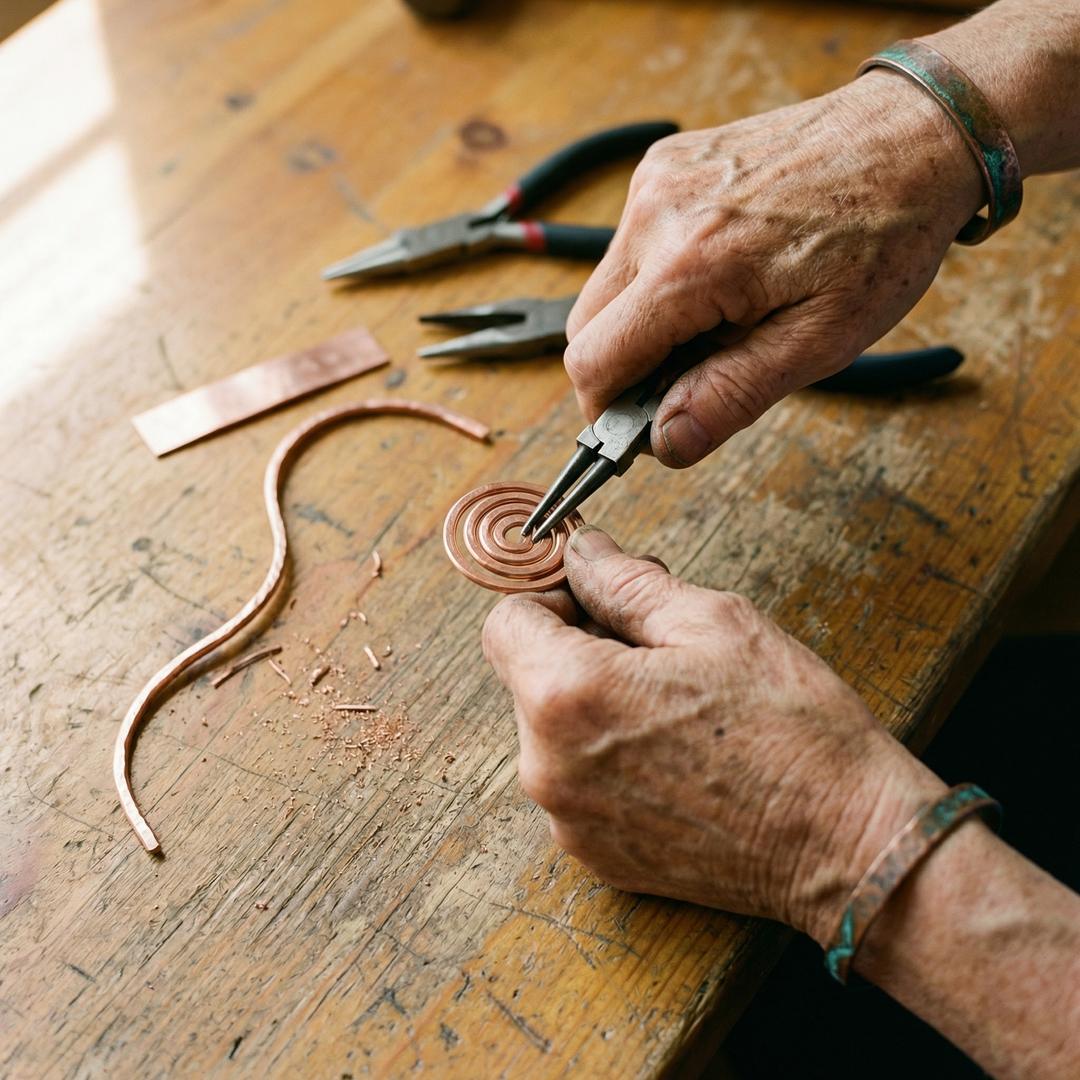 Cobre y Alma Tobillera de Cobre Soul Coil