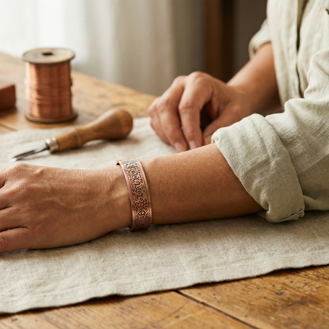 Cobre y Alma “Wandering Soul” Pulsera de cobre