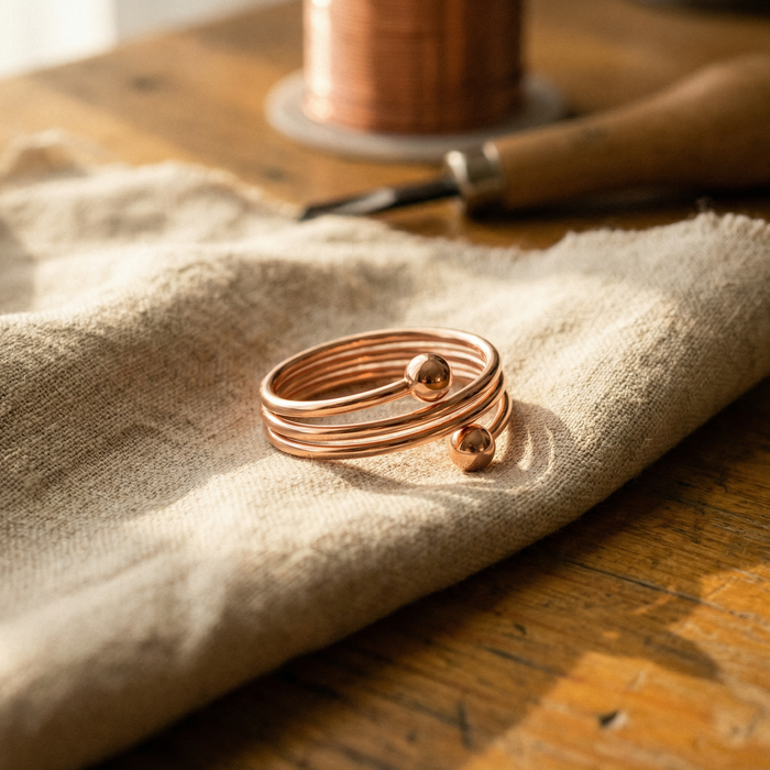 Cobre y Alma Anillo de Cobre Soul Silt