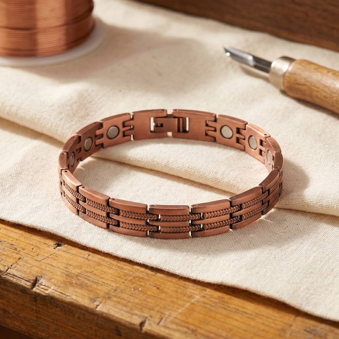 Cobre y Alma Pike Pulsera de para Hombre