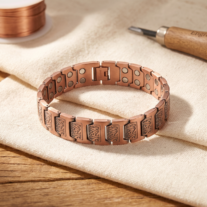 Cobre y Alma Pulsera de Cobre Copper Glen para Hombre