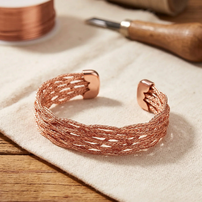 Cobre y Alma Pulsera de Cobre Alma de Alce